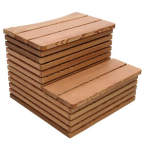 Scaletta Delux Red Cedar Kirami Nucleo Plus Outdoor